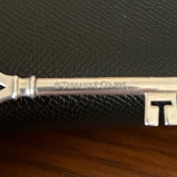 Tiffany & Co. Silver Key Pendant Necklace - Picture 4 of 5